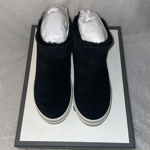 NWT J/SLIDES NIA Black Suede Sneaker Bootie - Picture 8 of 15